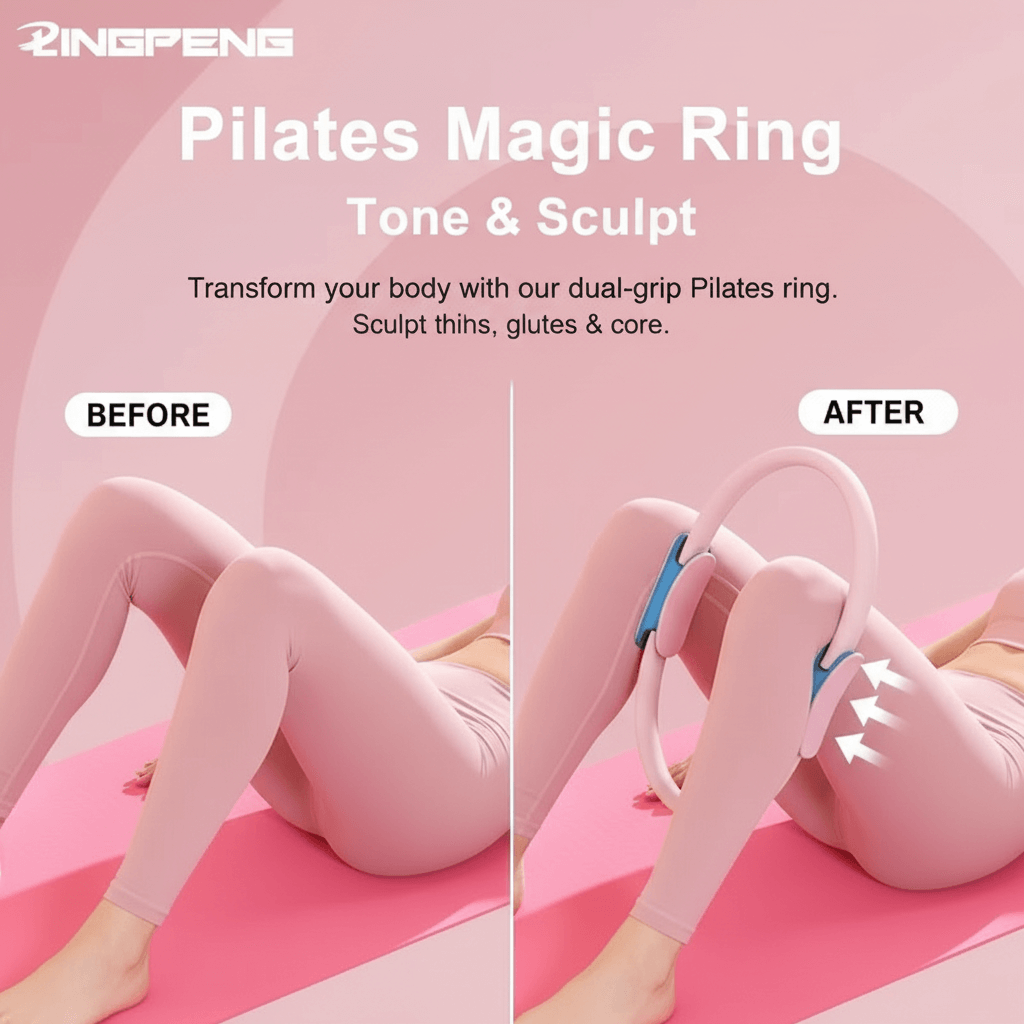 Pilates Ring Pilates Magic Fitness Circle for Toning Thighs Abs and Legs Resistance Training Body Sport Fitness Yoga