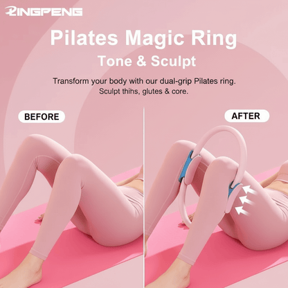 Pilates Ring Pilates Magic Fitness Circle for Toning Thighs Abs and Legs Resistance Training Body Sport Fitness Yoga